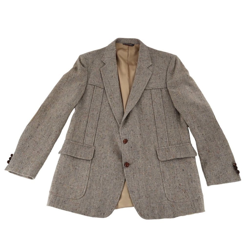 Men's Grey Tweed Sport Coat Blazer